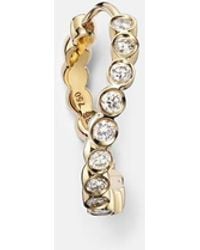 Sophie Bille Brahe - Petit Courant 18Kt Hoop Earrings With Diamonds - Lyst