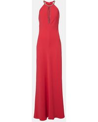 Max Mara - Fernet Halterneck Cady Gown - Lyst