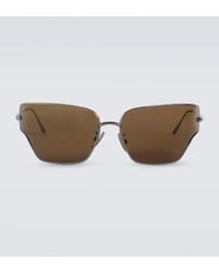 Loewe - Lunettes De Soleil Oversize Signature - Lyst