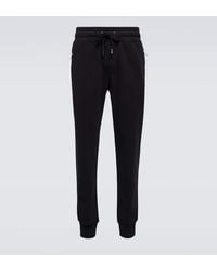 Dolce & Gabbana - Pantalones deportivos de algodon - Lyst