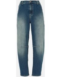 AG Jeans - Jeans Barrel Fit De Tiro Alto - Lyst