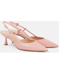 Gianvito Rossi - Ascent 55 Leather Slingback Pumps - Lyst
