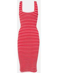Hunza G - Striped Minidress - Lyst
