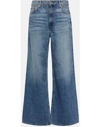 RE/DONE - Low-Rise Wide-Leg Jeans Low Rider - Lyst