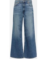 RE/DONE - Low-Rise Wide-Leg Jeans Low Rider - Lyst