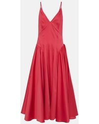 TOVE - Solene Cotton-Blend Midi Dress - Lyst