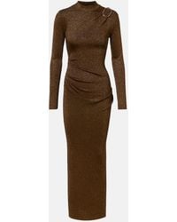 Roland Mouret - Knitted Lame Maxi Dress - Lyst