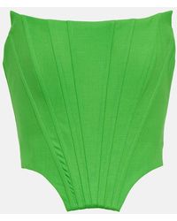 GIUSEPPE DI MORABITO - Wool-Blend Bustier Top - Lyst