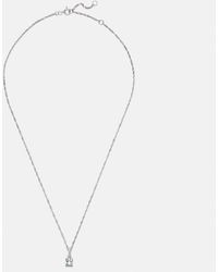 STONE AND STRAND - Le Bleu 14Kt Necklace With Diamonds And Aquamarine - Lyst