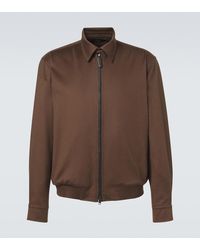 Brioni - Cashmere And Wool Blouson Jacket - Lyst