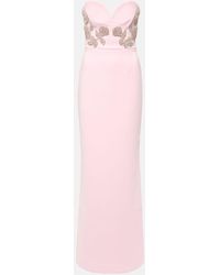 Rebecca Vallance - Jenna Embellished Crepe Gown - Lyst