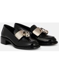 Prada - Verzierte Loafers Aus Leder - Lyst