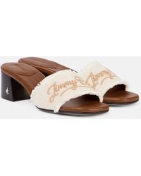 Jimmy Choo - Joa Embroidered Mules - Lyst