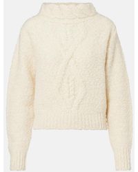 Isabel Marant - Romane Cable-Knit Turtleneck Sweater - Lyst