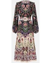 FARM Rio - Vestido Midi Marvelous Garden Floral - Lyst