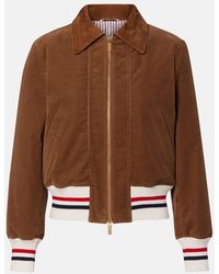 Thom Browne - Wale Cotton Corduroy Down Jacket - Lyst