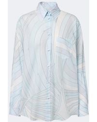 PUCCI - Iride Cotton Shirt - Lyst