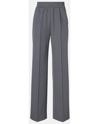 Dolce & Gabbana - Virgin Wool Gabardine Straight Pants - Lyst