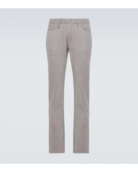 Brioni - Hose Asolo Aus Wollflanell - Lyst