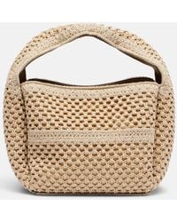 TOTEME - Tote Bag Bucket Petite Aus Haekelstrick - Lyst