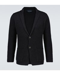Herren Bekleidung Pullover und Strickware Strickjacken Thom Sweeney Leinen Polohemd aus Leinen und Baumwolle für Herren 