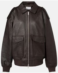 Frankie Shop - Viper Leather Jacket - Lyst