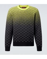 Gucci - Pullover Gg Aus Wolle Und Kaschmir - Lyst