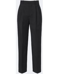 Jil Sander - Pleated Wool And Mohair Straight Pants - Lyst