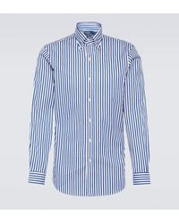 Polo Ralph Lauren - Camisa de algodon a rayas - Lyst