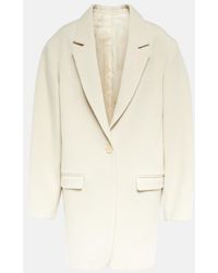 Isabel Marant - Jilinka Wool And Cotton Coat - Lyst