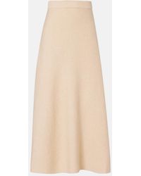 Max Mara - Giberna Wool And Cashmere Maxi Skirt - Lyst