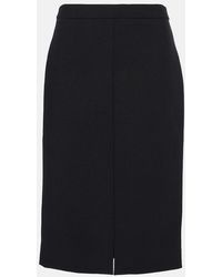 Dolce & Gabbana - Wool-Blend Pencil Skirt - Lyst