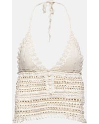 Isabel Marant - Frinley Cotton Crochet Crop Top - Lyst