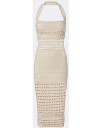 retroféte - Jaycee Crochet Cotton-Blend Midi Dress - Lyst