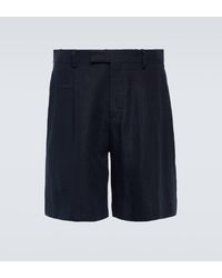 Lardini - Linen Bermuda Shorts - Lyst