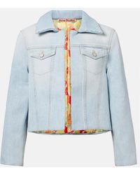 Acne Studios - Chaqueta En Denim Acolchada - Lyst