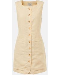 Posse - Vestido Corto Emma De Lino - Lyst