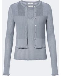 Chloé - Knitted Wool Top And Cardigan Set - Lyst