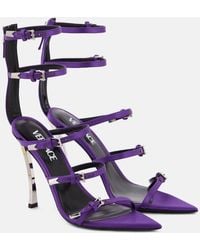 Versace - Pin-point Leather Sandals - Lyst