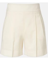 Max Mara - Virgin Wool Shorts - Lyst