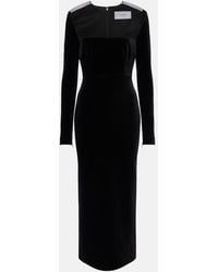 Alex Perry - Velvet Minidress - Lyst