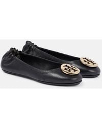 Tory Burch - Ballerinas Minnie Aus Leder - Lyst