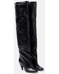 Proenza Schouler - Cone Leather Over-The-Knee Boots - Lyst