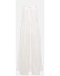 Velvet - Farrah Cotton And Silk Maxi Dress - Lyst