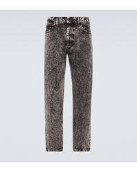 Marni Denim Bootcut-Jeans mit Acid-Wash-Effekt in Braun für Herren Herren Bekleidung Jeans Bootcut Jeans 