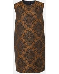 Max Mara - Romania Jacquard Wool-Blend Minidress - Lyst