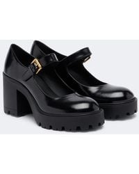 Prada - Patent Leather Mary Jane Pumps - Lyst