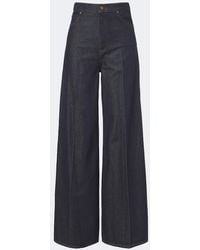 Max Mara - High-Rise Wide-Leg Jeans - Lyst