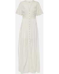 Veronica Beard - Arushi Embroidered Cotton Maxi Dress - Lyst