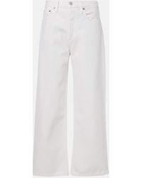 Agolde - High-Rise Wide-Leg Jeans Ren - Lyst